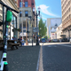 A Lime scooter on the streets of Portland, Oregon in May 2019.
